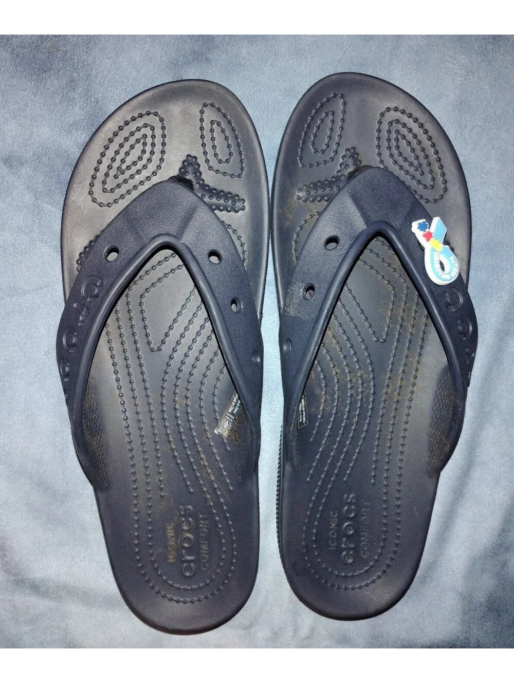 Croc flip flops